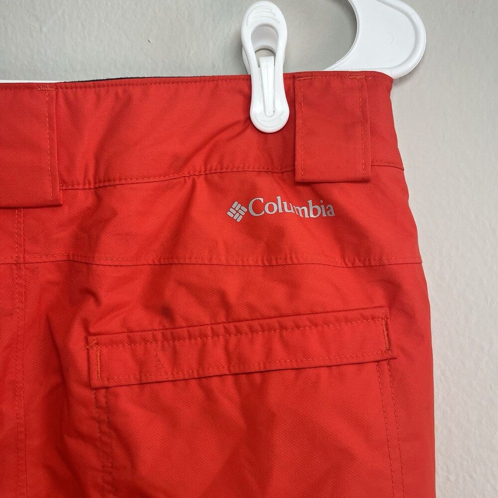 Columbia Insulated Ski Pants Omni Heat Omni Tech Orange Women M - Picture 4 of 6